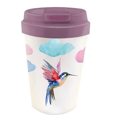 Drinkbeker watercolor bird